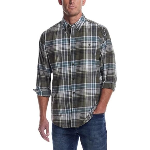 Weatherproof Vintage Mens Flannel Shirt (US, XXL, Green), New - Picture 3 of 16